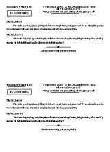 Đề thi khảo sát chất lượng lần 1 môn Lịch sử Lớp 10 - Năm học 2015-2016 - Trường THPT Liễn Sơn (Có đáp án)